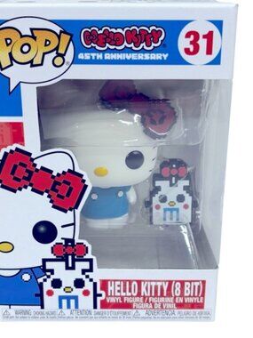 NEW in Box Funko POP! #31 Hello Kitty (8 Bit) 45th Anniversary Vinyl Figure